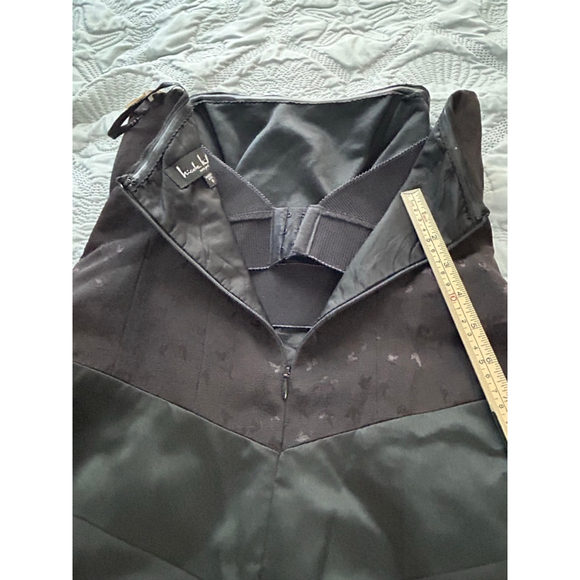 Nicole Miller Black Strapless Evening Gown Dress Size 0 NWT - Picture 12 of 16